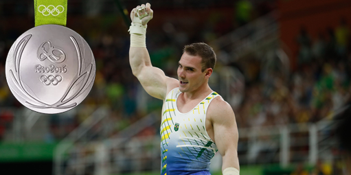Arthur Zanetti conquista a medalha de prata