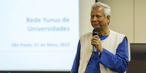 Yunus, Nobel da Paz, investe em negócios sociais no Brasil
