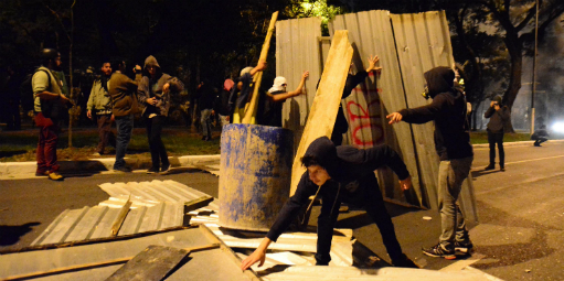 PM vê uso de tática de guerrilha urbana em protestos
