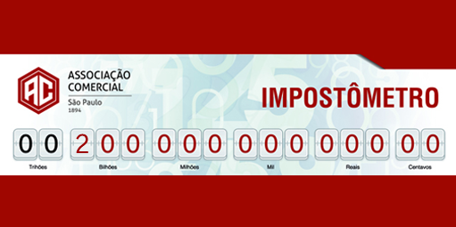 Impostômetro aponta freio na economia, registra a ACSP 