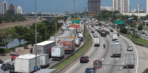 Velocidade nas marginais aumenta a partir da 0h de quarta