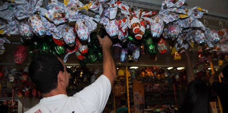 No Rio, comércio prevê Páscoa com aumento de 1% nas vendas