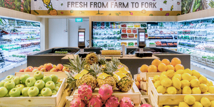 Inovações varejistas direto de Singapura