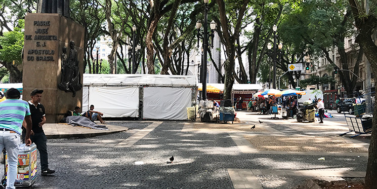 O centro de São Paulo pede socorro