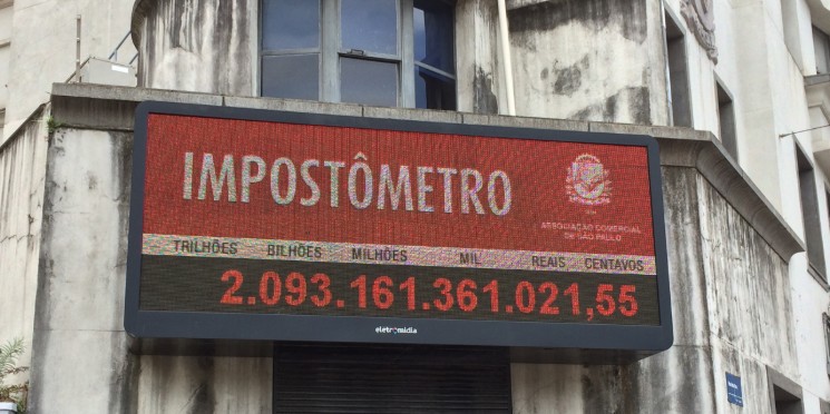 Impostômetro da ACSP atinge os R$ 2,1 trilhões