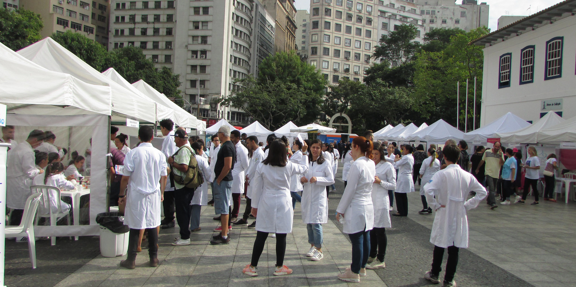 21ª Feira da Saúde atende milhares de paulistanos no Pátio do Colégio