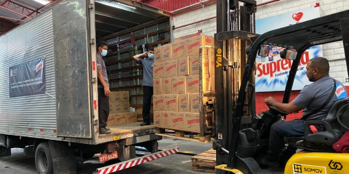 ACSP entrega primeira parte das doações aos desabrigados da Bahia