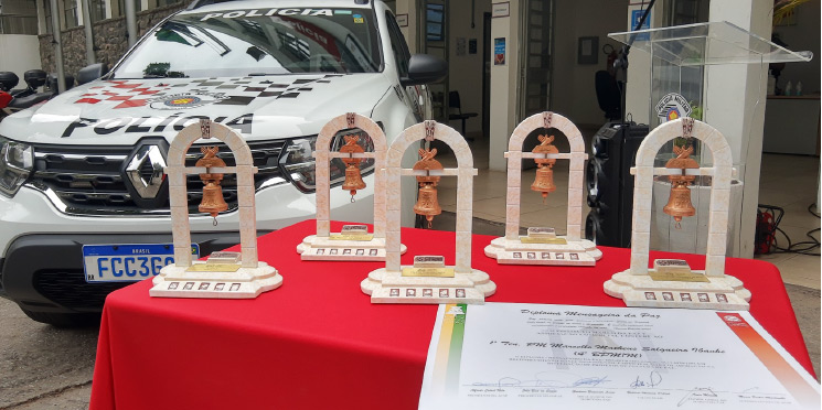 Forças de segurança paulistanas recebem Troféu Marco da Paz