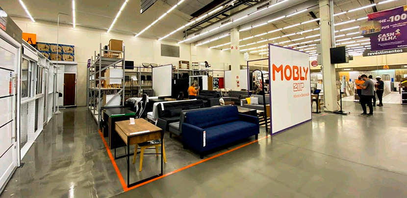 Telhanorte adota 'store in store' para vender móveis da Mobly