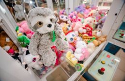 Máquinas de pegar pelúcias voltam à moda e geram renda extra para pequenos comércios