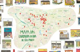 Confira o Mapa das Livrarias de Rua da cidade de São Paulo 