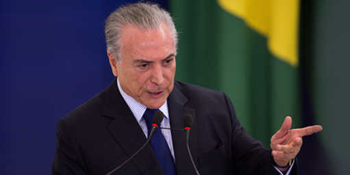 Temer diz que Brasil vai recuperar grau de investimento em breve