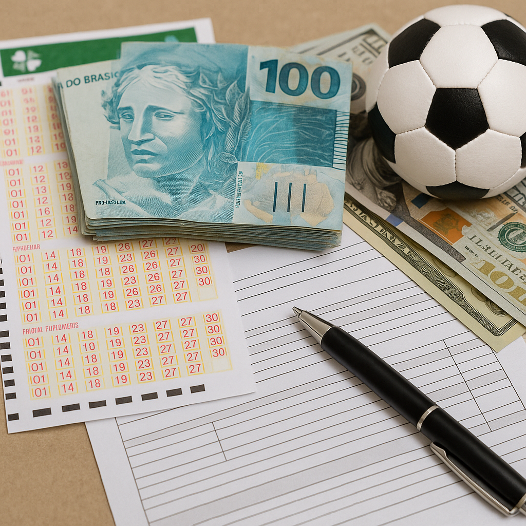 Uma image de notas de 20 reais