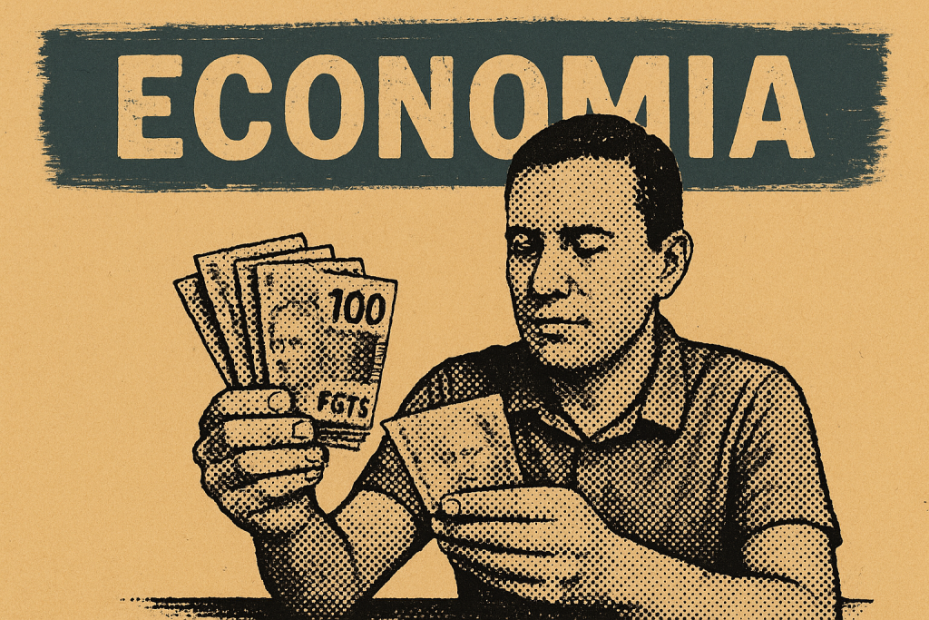 Uma image de notas de 20 reais