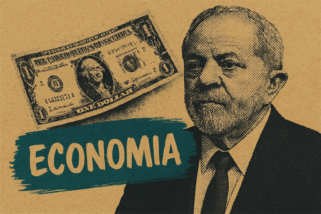 Uma image de notas de 20 reais