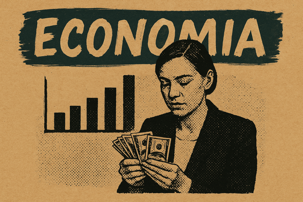Uma image de notas de 20 reais
