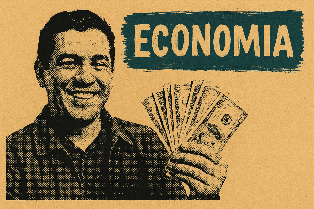 Uma image de notas de 20 reais