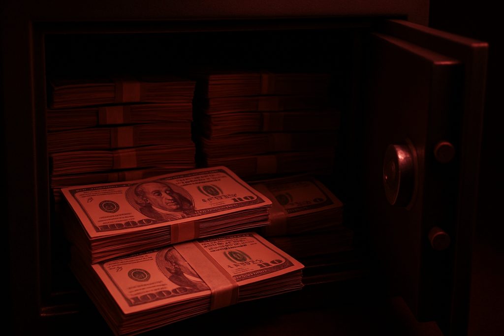 Uma image de notas de 20 reais