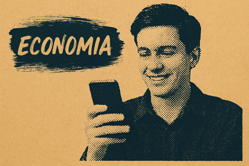 Uma image de notas de 20 reais