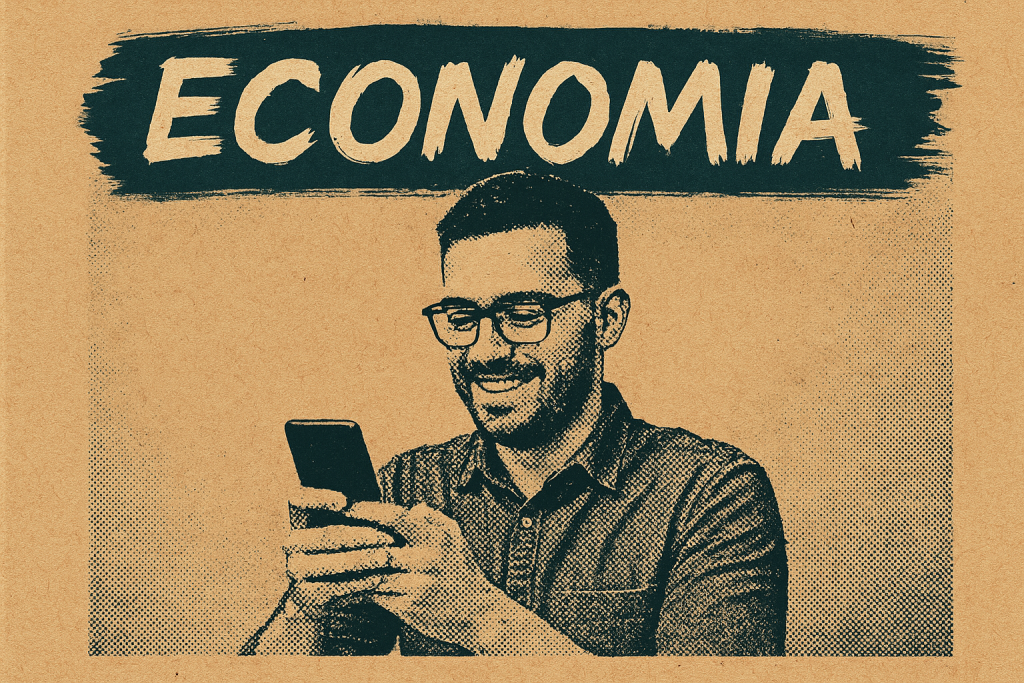 Uma image de notas de 20 reais